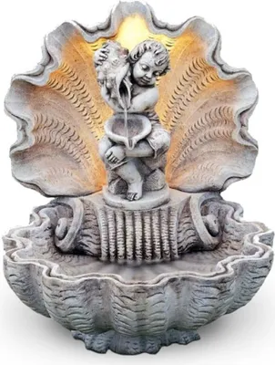 Produktbild von Casa Padrino Jugendstil Gartenbrunnen Grau 92 x 86 x H. 107 cm