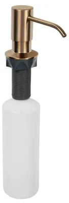 Obrázek produktu pro Vestavný dávkovač mýdla, kulatý, matná měď