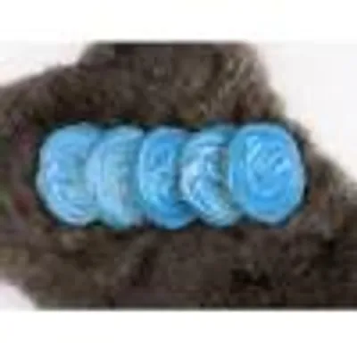 Produktbild von Blaue Epoxidharz Untersetzer - Glasuntersetzer - Design Untersetzer - Handgemachte Deko - Edle Wohnaccessoires - Einzigartige Dekoration.