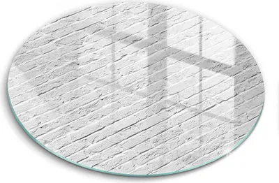 Produktbild von Glasschneideplatte - Herdabdeckplatte - fi30 cm -Schneidebrett - Spritzschutz - Wandwandstein