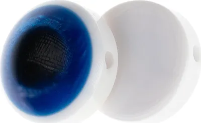 Zdjęcie produktu dla Guzik - zestaw 6 szt. - średnica 15 mm - niebieski
