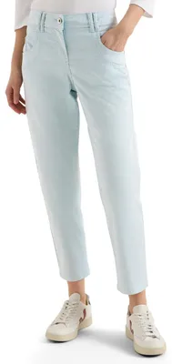Produktbild von Cecil Mid Waist Slim Leg Hose im Casual Fit Diamond Blue 30