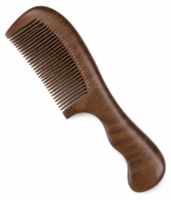 Immagine prodotto di BEYSTON Pettine in legno con manico, Marrone naturale