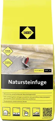 Produktbild von SAKRET Natursteinfuge 1 - 10 mm dunkelgrau 5 kg