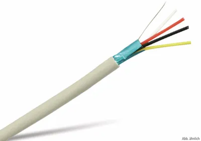 Immagine prodotto di Cavo telefonico ShiverPeaks S/CONN a massima connettività 2x2x0,6 J-Y(ST)Y rotondo per montaggio a incasso, 100,0 m (76840-100)