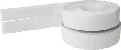 Produktbild von Klettband 10m auf Rolle selbstklebend 2-lagig 1000x2cm weiß