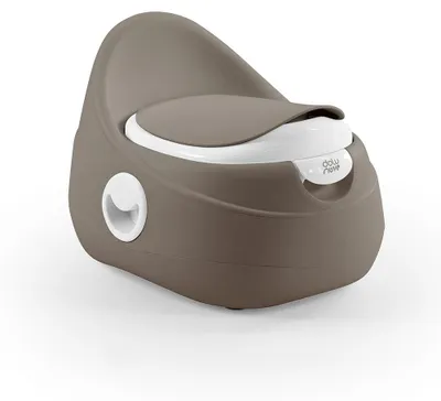 Image de Pot de toilette Dolu, taille enfant, gris