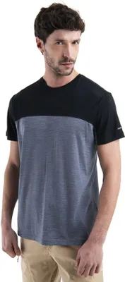 Image de ICEBREAKER Hommes Merino 125 Cool-Lite™ Sphere III SS GRAPHITE HTHR/BLACK/CB L
