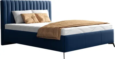 Produktbild von MIRJAN24 Polsterbett Morris, Ehebett mit Bettkasten, Polsterkopfteil, Gasdruckfeder und Lattenrost (Farbe: Fresh 11, Größe: 160x200 cm)
