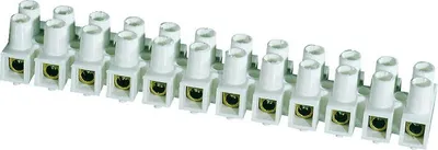 Produktbild von 12-polige Reihenklemme 4 mm2 weiß LTA 12- 4mm Simet 22310216