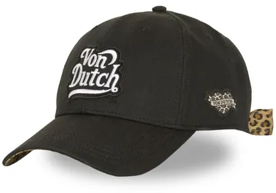 Produktbild von Von Dutch Damen Cap - TIE BOW schwarz leopard