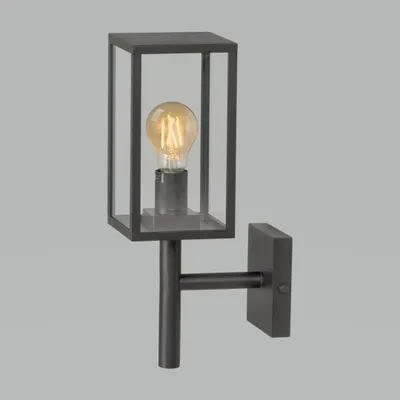 Productafbeelding van Celata wandlamp zwart Garden Lights