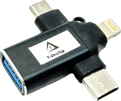 Immagine prodotto di adattatore 3in1 OTG tipo C Lightning Micro USB per Samsung iPhone MacBook iPad