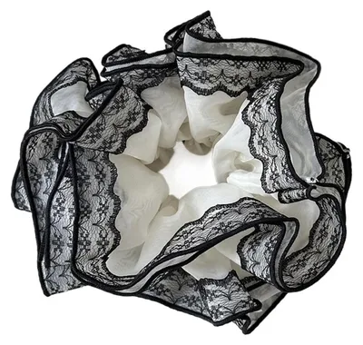 Produktbild von Set mit 5 eleganten Haargummis aus Spitze