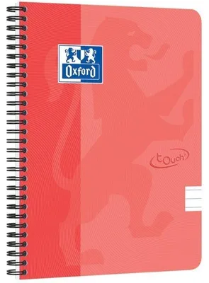 Produktbild von Oxford - Spiralblock Touch A5 Linie 70 Blatt orange