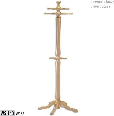 Zdjęcie produktu dla Wieszak na płaszcze Drewniany wieszak na płaszcze Wieszak na płaszcze 186cm Nowoczesny stojak