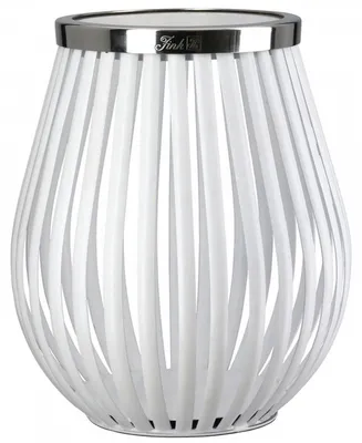 Produktbild von Fink Windlicht Tamina Weiß Silber (23cm)