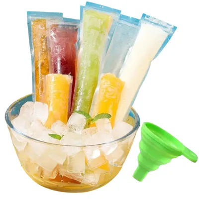 Eiswürfelbeutel, 20 Stück, wiederverschließbar, BPA-frei, 88 ml