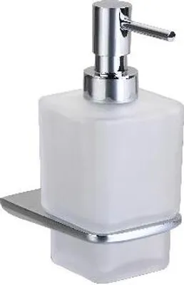 Obrázok produktu pre kielle Vega - Dávkovač mydla s držiakom, matné sklo/chróm 40118000