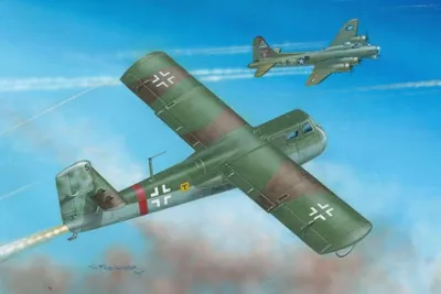 Productafbeelding van Blohm Voss BV-40, een zweefvliegtuig voor het onderscheppen van raketten / schaal 1:72