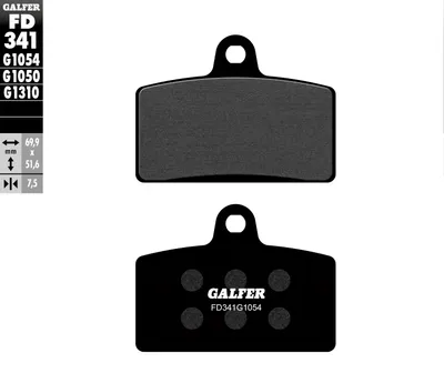 Image de Galfer Bremsbelag Organ. Fd341-G1054