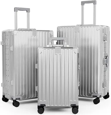 Imagen del producto de Maleta de viaje, disponible en tallas M, L y XL, con cerradura TSA, grande, de 3 piezas y con ruedas