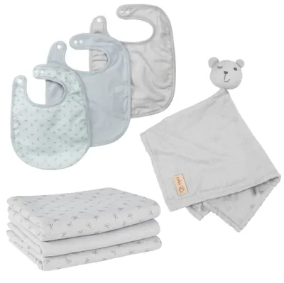 Produktbild von roba Geschenkset Baby Essentials 'Lil Planet' silbergrau aus Baumwolle