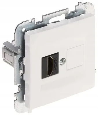 Produktbild von Wandsteckdose, Elektro-Plast, Nasielsk, weiß, Modell 4191-10