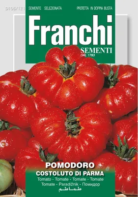 Produktbild von Gemüse Tomaten Saatgut der Sorte 'Pomodoro Costoluto de Parma 106/121'