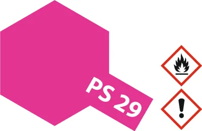 Produktbild von Tamiya PS-29 NEON-ROSA Sprühfarbe 100ml für Polycarbonat ( Lexanfarbe