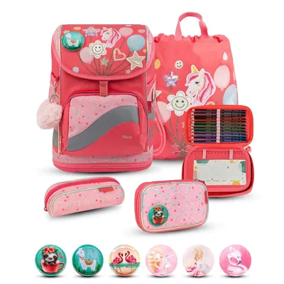 Produktbild von Belmil Smarty Plus Premium Schulranzen Set 5-teilig "Rose Quartz"