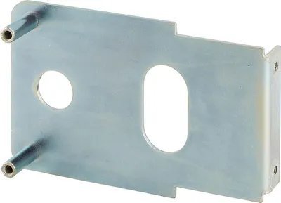 Image de Plaque de fixation pour serrure horizontale, à souder, zingué - THIRARD