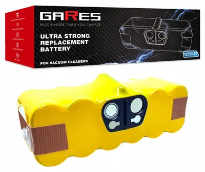 Obrázek produktu pro GARES Akumulátor Baterie pro iRobot Roomba 760 805 580 896 630 | 14,4V 3,5Ah | Zesílená série Vysoký výkon | Gares