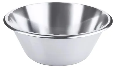Produktbild von Schüssel, Küchenschüssel, flach konisch, Edelstahl 18/10, 0,5-14 Liter wählbar : 14 l Variante: 14 l