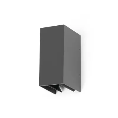 Image de Applique murale extérieure LED BLIND 2x3W 3000K IP54 gris foncé