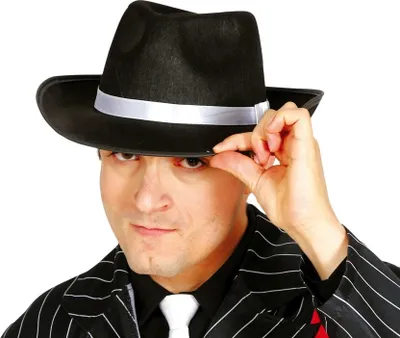 Produktbild von AL Capone Black Knight Gangsterhut