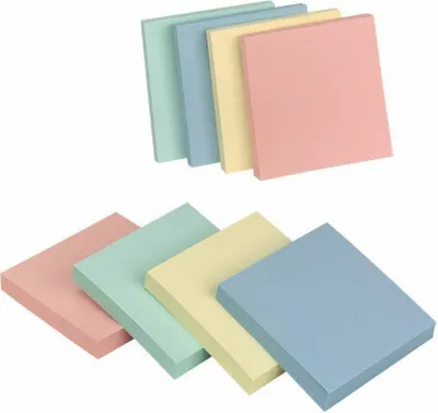 Immagine prodotto di Q-Connect® KF10509 Appunti rapidi - Colori pastello, 76 x 76 mm