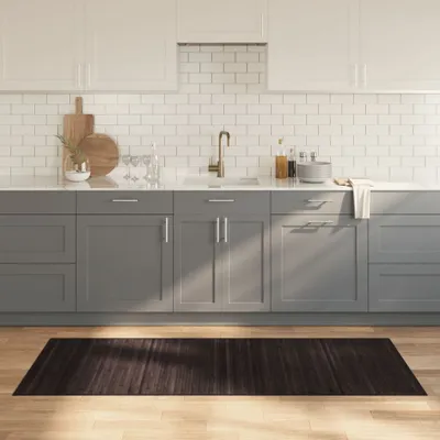Obrázok produktu pre vidaXL Koberec obdĺžnikový tmavohnedý 80x200 cm Bambus