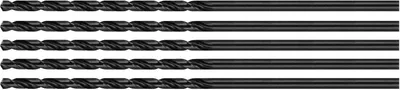 Obrázek produktu pro Sada kovových vrtáků, 4,0 x 250 mm, 5 kusů, určená pro vrtání kovů