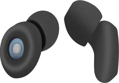 Produktbild von INF Geräuschreduzierende Ohrstöpsel mit Innenringfilter, Silikon, Mehrfachpack Schwarz