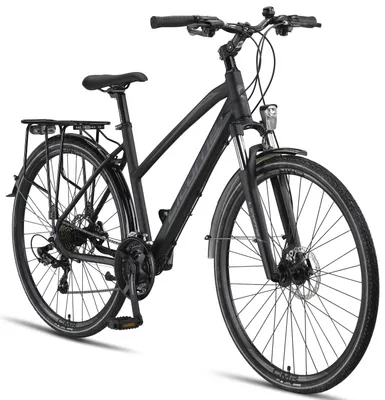 Produktbild von Licorne Bike Premium Touring Trekking Bike in 28 Zoll - Fahrrad für Jungen, Mädchen, Damen und Herren - 21 Gang-Schaltung - Mountainbike - Crossbike