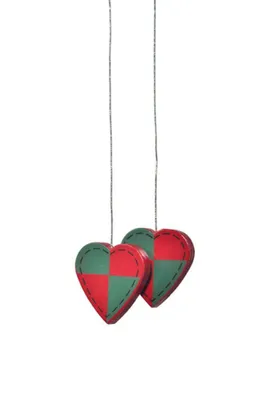 Produktbild von Baumbehang Herzen bunt BxTxH= 3x0,5x3cm NEU