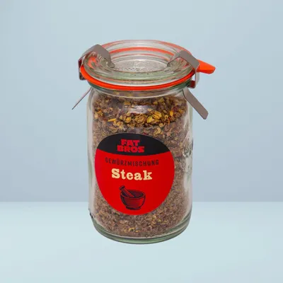 Produktbild von Feine Gewürzmischung für Steaks Fat Brothers im Glas 90g