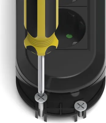 Obrázek produktu pro Hama 00223033, 3 AC zásuvky / AC zásuvek, 1,5 m, Kabel, Černá, 355 mm, 95 mm