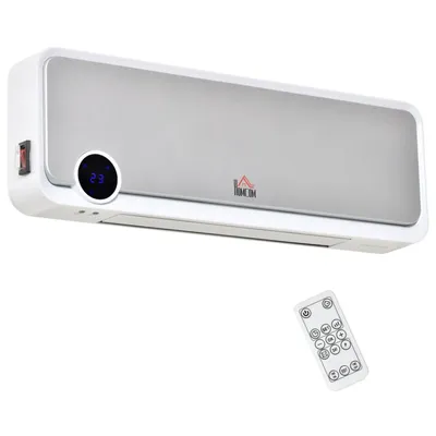 Produktbild von Heizlüfter zur Wandmontage 2000W mit Fernbedienung, 3 Betriebsmodi, LED-Display 12h Timer