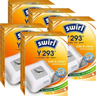 Produktbild von 5 x Swirl Y 293 MP Plus AirSpace Staubsaugerbeutel Staubbeutel Microvlies