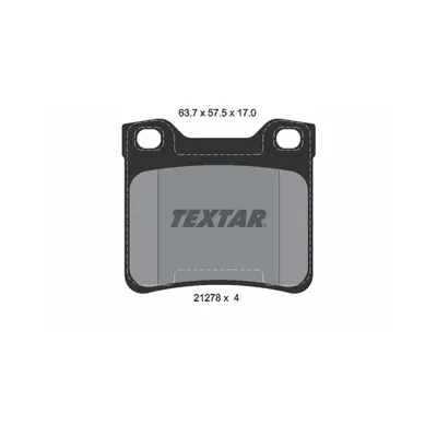 Produktbild von Textar Bremsbeläge hinten für Peugeot 406 607 1,6 -3,0 +TD HDi ohne Sensor Teves