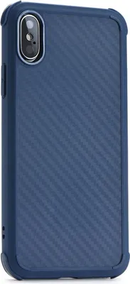 Produktbild von cofi1453® Schutzhülle Bumper Roar Carbon Armor SchutzHülle kompatibel mit iPhone 8 Plus Silikon Hülle Zubehör Tasche Schutzschale Schutz in Blau