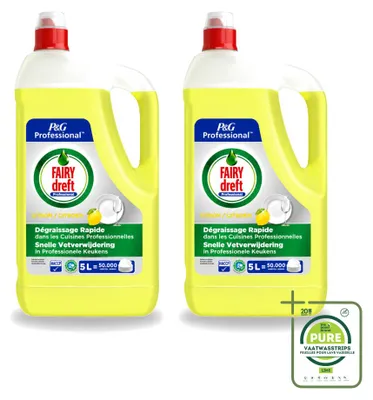 Produktbild von 2 x Dreft Geschirrspülmittel Zitrone - 5 l - Großpackung - 2 Stücke