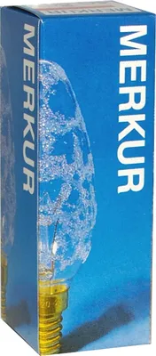 Produktbild von Merkur Glühbirne Kerze 40W E14 Krokoeis klar 40 Watt Glühlampe warmweiß dimmbar